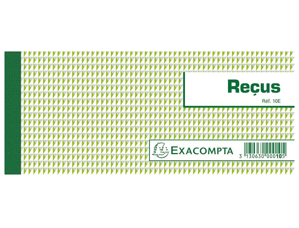 CARNET  SOUCHE EXACOMPTA REUS 13X9CM 50 FEUILLETS 95G PAPIER CHQUE AMAGNTIQUE