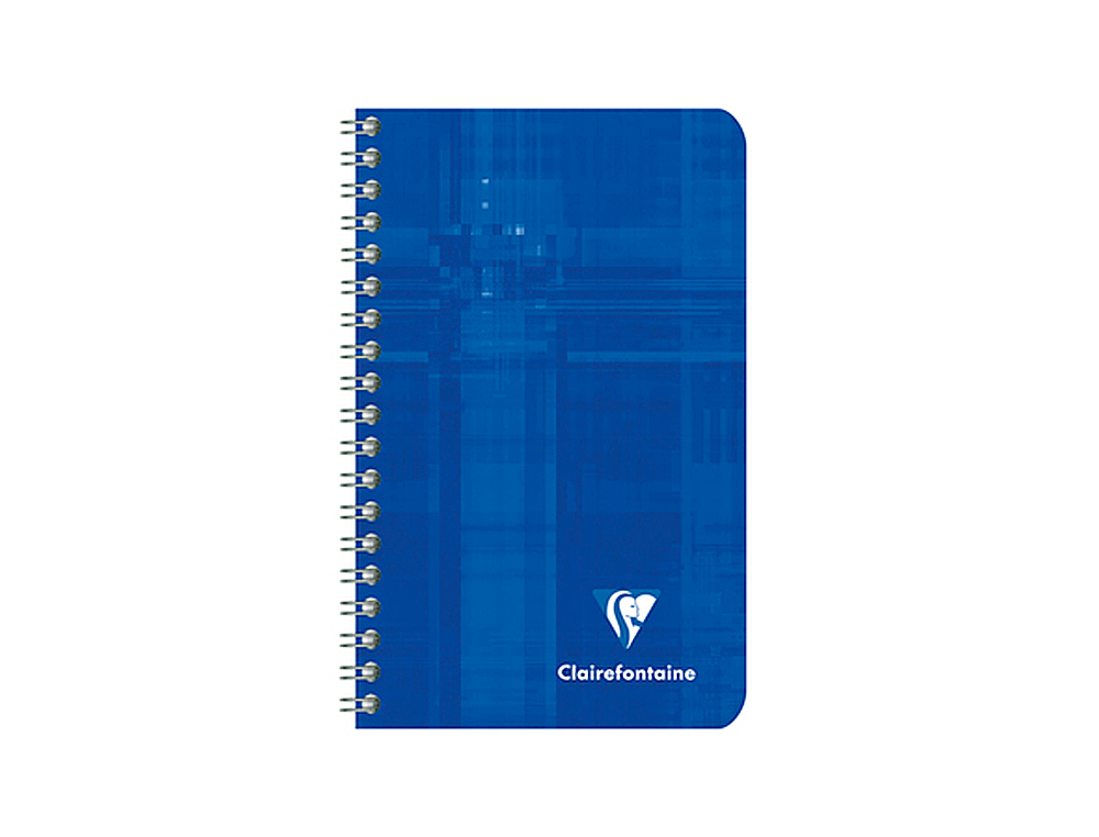 CARNET CLAIREFONTAINE RELIURE INTGRALE PAPIER VLIN VELOUT COUVERTURE PELLICULE LAVABLE 7,5X12CM 100 PAGES 90G 4X4MM