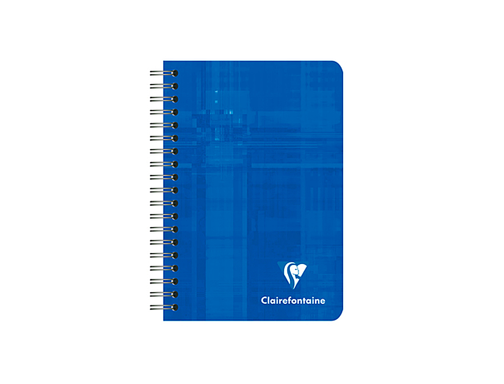 CARNET CLAIREFONTAINE RELIURE INTÉGRALE PAPIER VÉLIN VELOUTÉ COUVERTURE PELLICULÉE LAVABLE 9X14CM 100 PAGES 90G 5X5MM