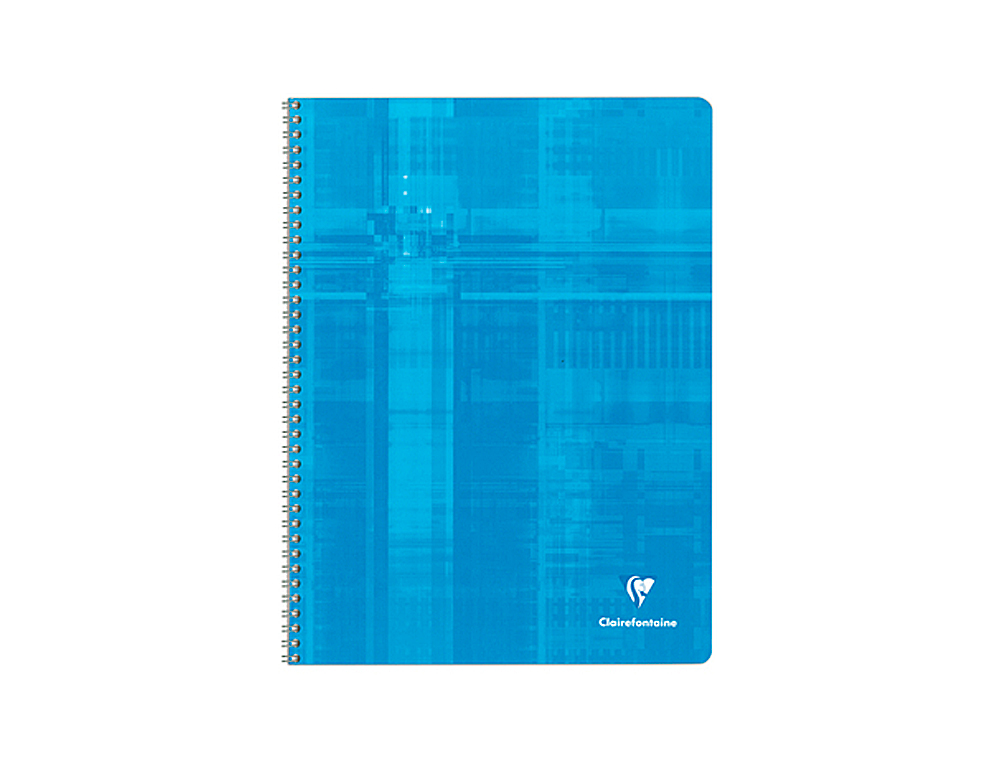 CAHIER CLAIREFONTAINE PAPIER VLIN VELOUT COUVERTURE PELLICULE RELIURE INTGRALE A4+ 24X32CM 100 PAGES 90G 5X5MM