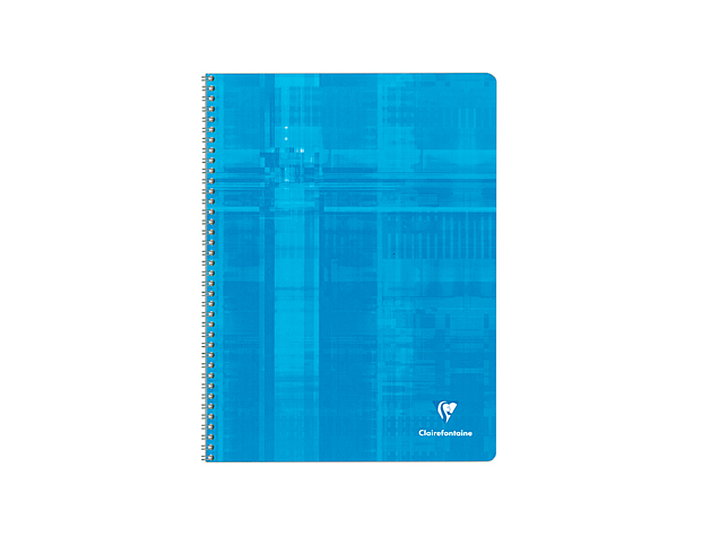 CAHIER CLAIREFONTAINE PAPIER VLIN VELOUT COUVERTURE PELLICULE RELIURE INTGRALE A4+ 24X32CM 180 PAGES 90G 5X5MM