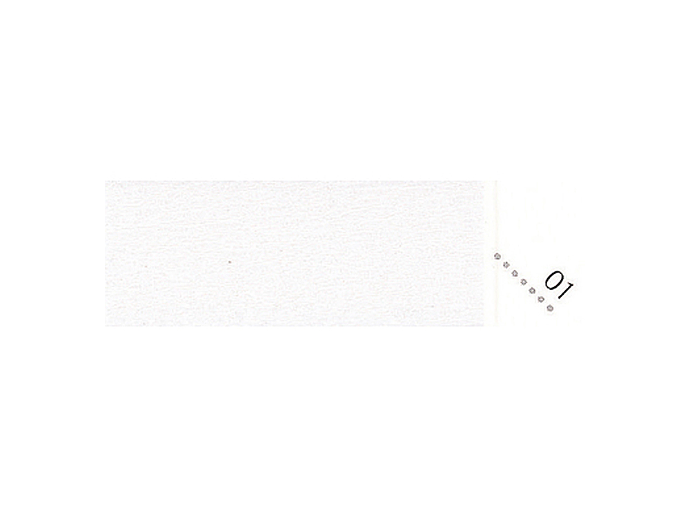 PAPIER CRÉPON CLAIREFONTAINE DENSITÉ CRÊPAGE 60% 40G/M2 50CMX2.5M UNICOLORE BLANC