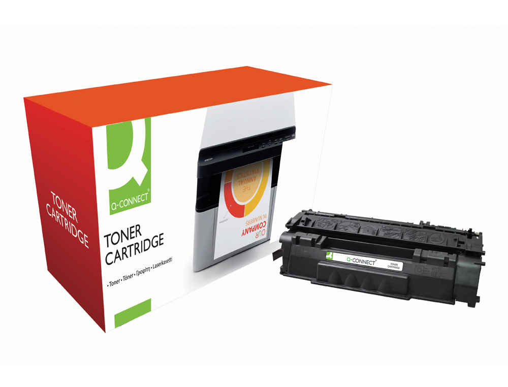 TONER LASER Q-CONNECT COMPATIBLE IMPRIMANTES HP Q5949A COULEUR NOIR 3000P
