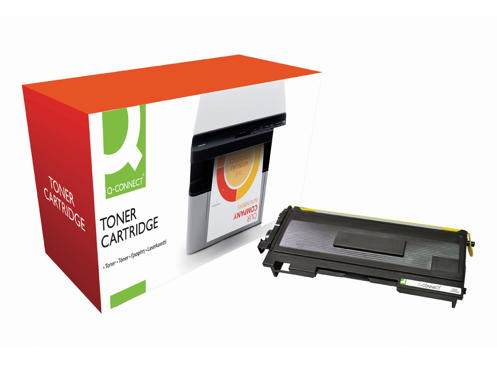 TONER LASER Q-CONNECT COMPATIBLE IMPRIMANTES BROTHER TN2000 COULEUR NOIR 2500P