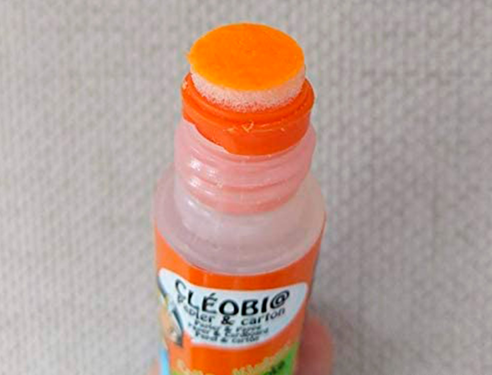 COLLE SCOLAIRE CLOPTRE CLOBIO LIQUIDE FORTE PRISE DIFFRE ETENDEUR MOUSSE RECHARGEABLE FLACON 25G