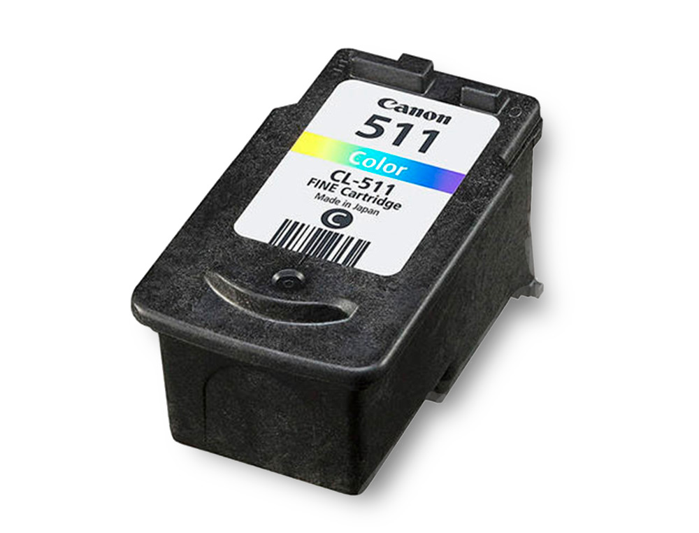 CARTOUCHE CANON JET D'ENCRE 2972 B001-CL511 TTE+ENCRE 3 COULEURS CYAN/MAGENTA/JAUNE 240P