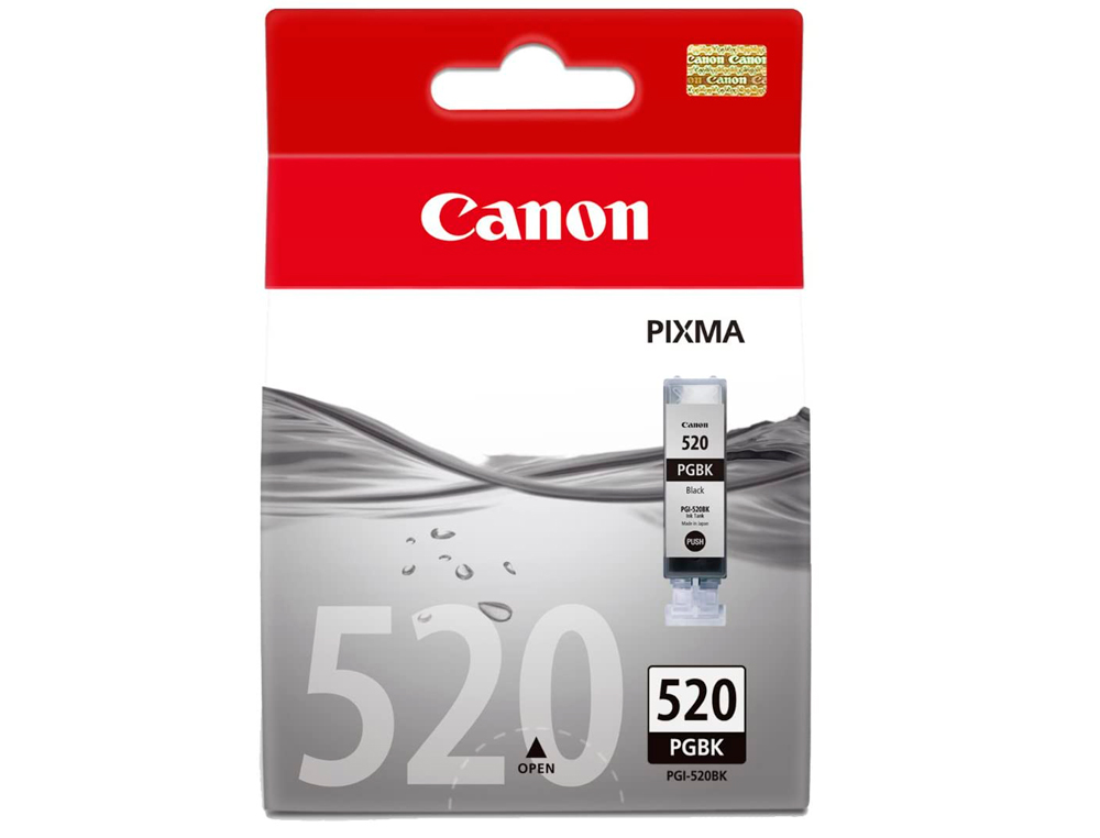 CARTOUCHE CANON JET D'ENCRE 2932 B001-PGI520BK COULEUR NOIR 350P