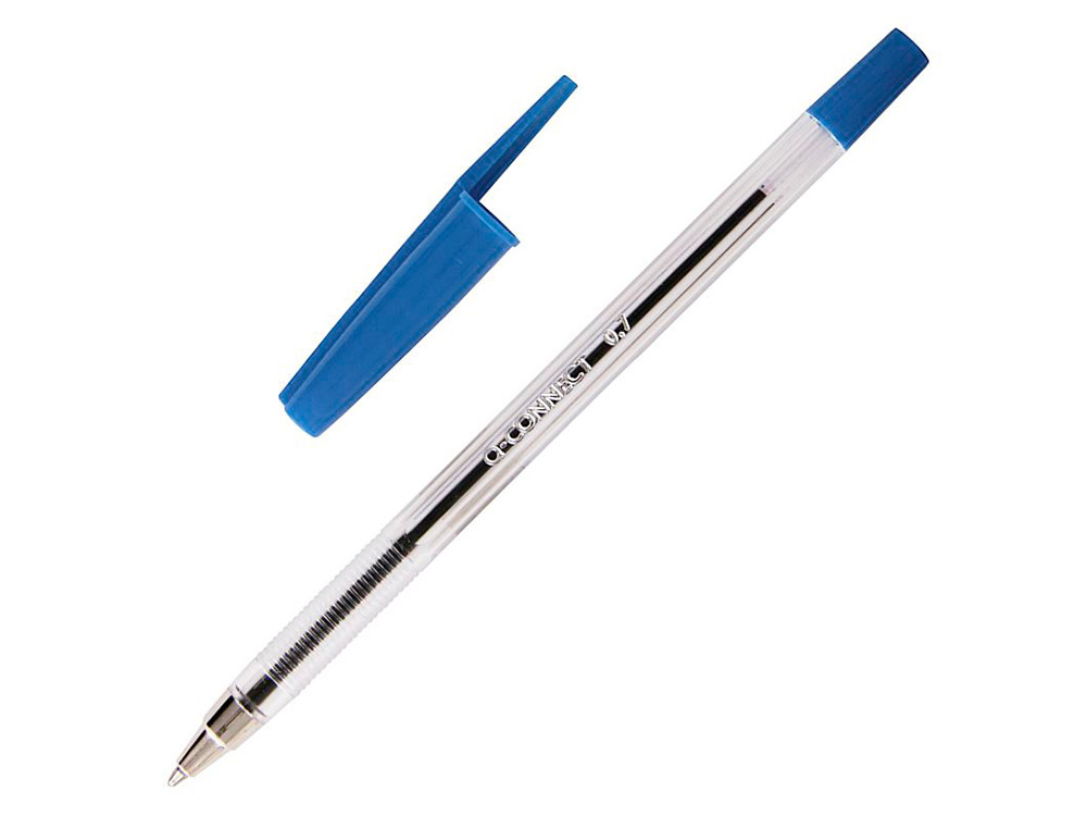 RECHARGE Q-CONNECT STYLO-BILLE SUR SOCLE LARGEUR MOYENNE COLORIS BLEU