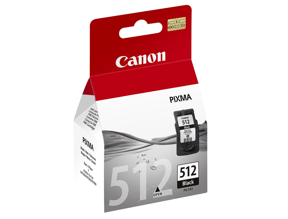 CARTOUCHE CANON JET D'ENCRE 2969 B001-PG512 TTE+ENCRE COULEUR NOIR 400P