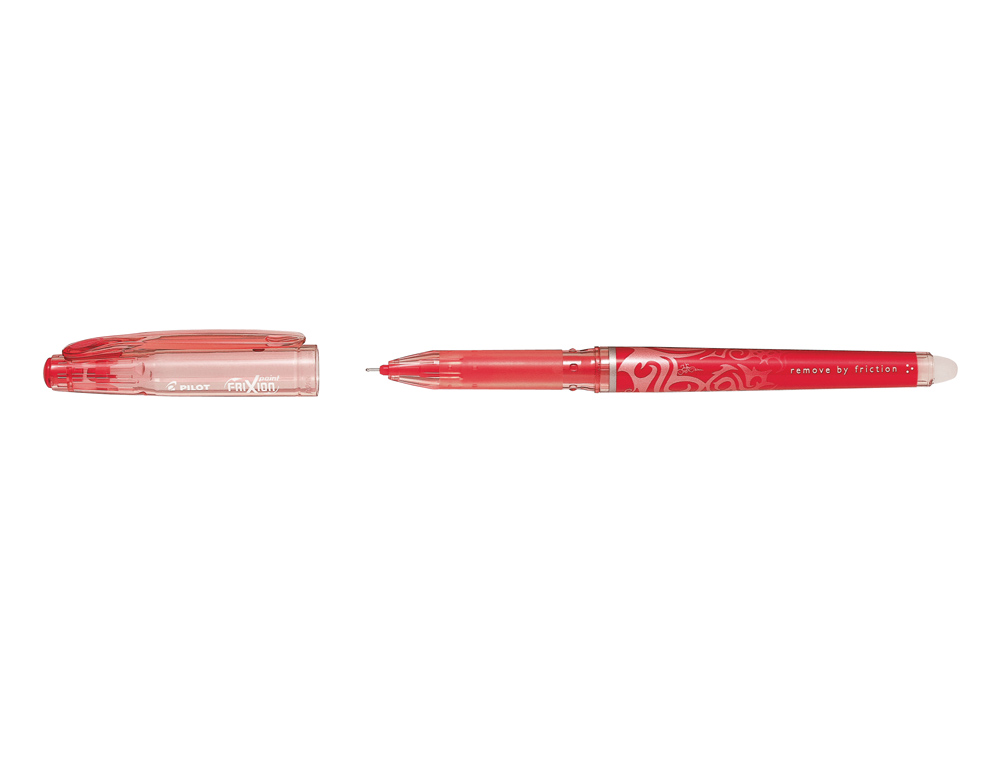 ROLLER PILOT FRIXION POINT POINTE AIGUILLE 0.3MM ENCRE EFFAABLE GRIP PRHENSION RECHARGEABLE GOMME SERTIE ROUGE