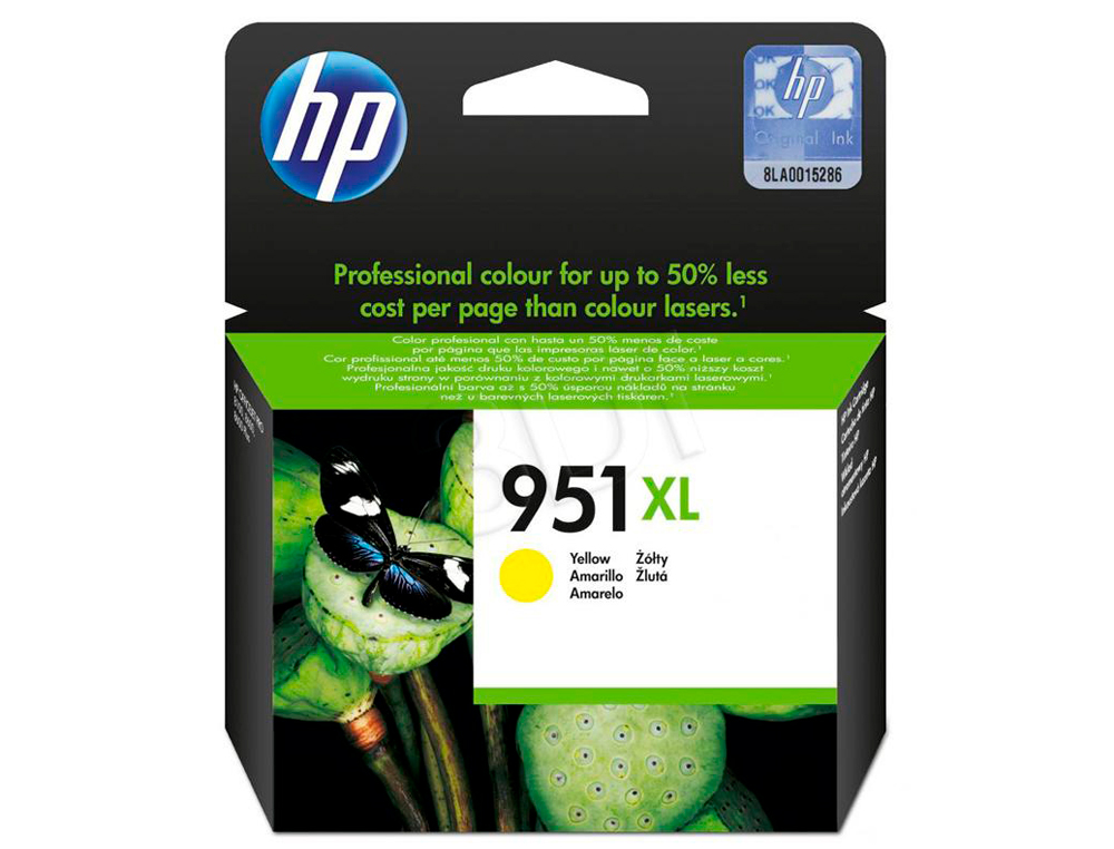 CARTOUCHE HP 951XL JET D'ENCRE CN048AE COULEUR JAUNE HAUTE CAPACIT 1500P