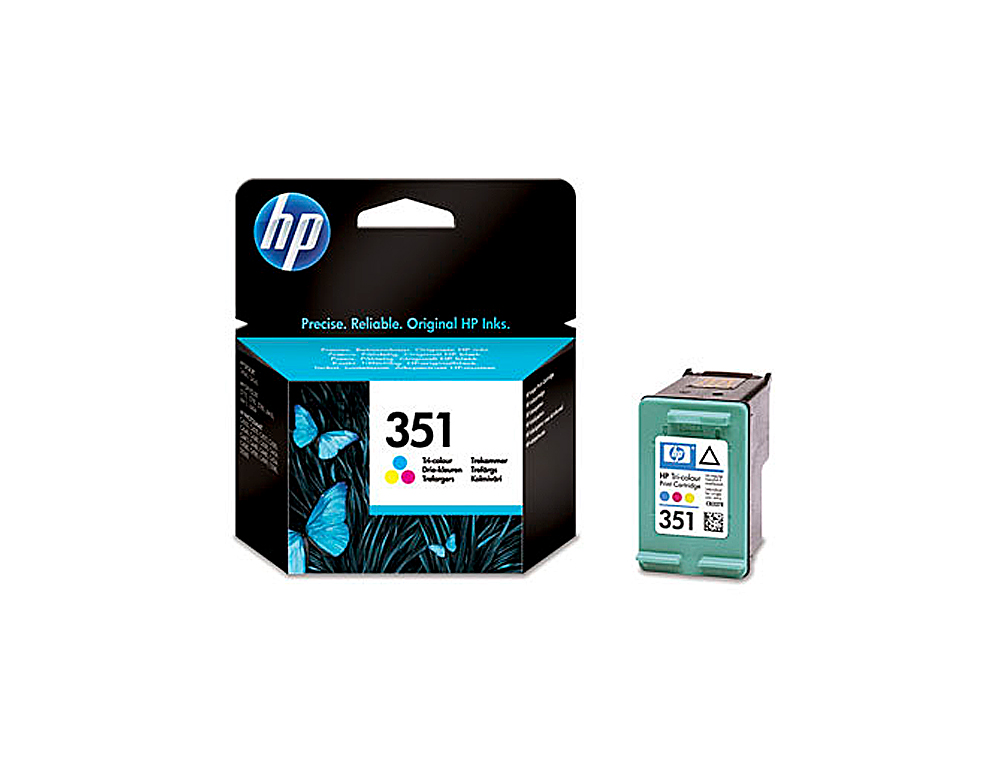 CARTOUCHE HP 351 JET D'ENCRE CB337EE 3 COULEURS CYAN/MAGENTA/JAUNE 170P
