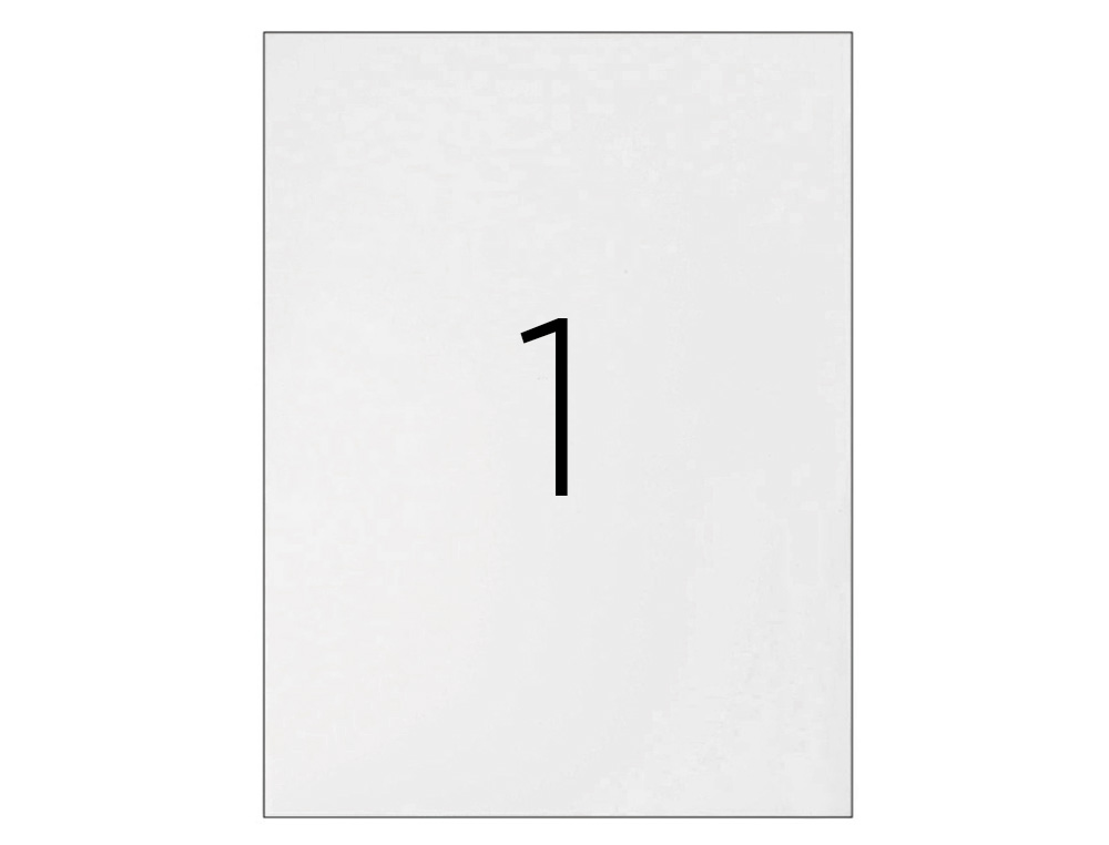 TIQUETTE ADHSIVE Q-CONNECT 210X297MM COINS ARRONDIS IMPRIMANTE JET D'ENCRE LASER COPIEUR BOTE 100 FEUILLES 100 UNITS