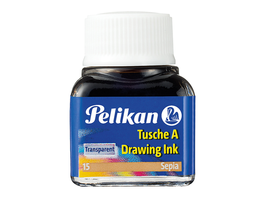 ENCRE DE CHINE PELIKAN TIRE-LIGNES PLUMES DESSINATEUR PINCEAUX COULEUR SPIA FLACON 10ML