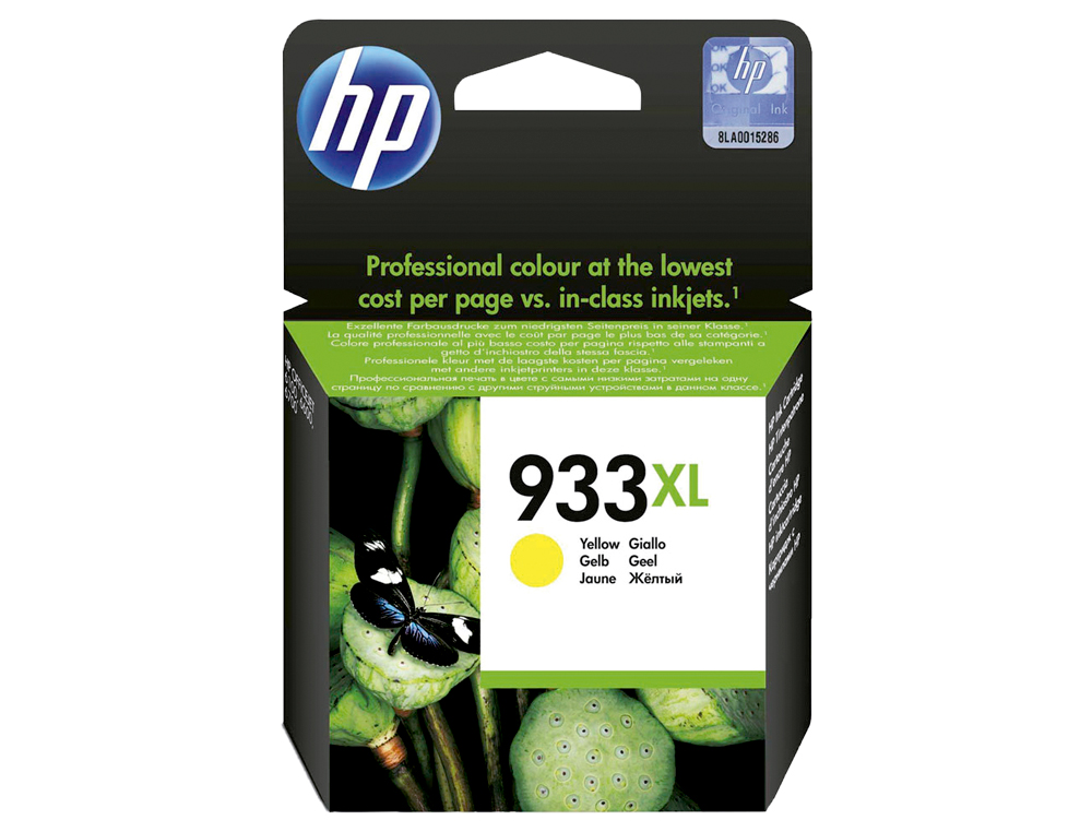 CARTOUCHE HP 933XL JET D'ENCRE CN056AE COULEUR JAUNE HAUTE CAPACIT 825P