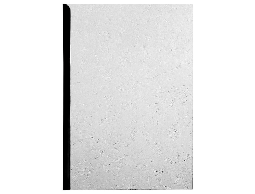 COUVERTURE Q-CONNECT CARTON 250G GRAIN CUIR POUR RELIURE FORMAT A4 COLORIS BLANC BRILLANT PAQUET 100 UNITÉS