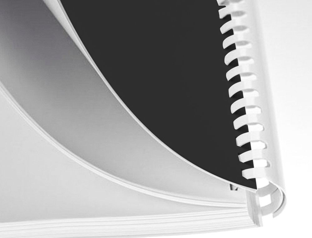 ANNEAU PLASTIQUE  RELIER Q-CONNECT CAPACIT 180F 22MM DIAMTRE COLORIS BLANC BOTE 50 UNITS