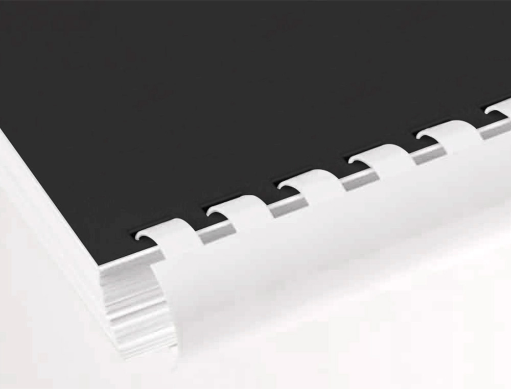 ANNEAU PLASTIQUE  RELIER Q-CONNECT CAPACIT 180F 22MM DIAMTRE COLORIS BLANC BOTE 50 UNITS