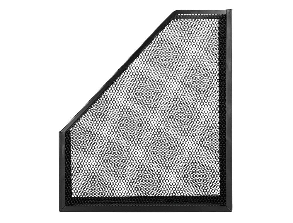 PORTE-REVUES Q-CONNECT MTAL MESH MAILLE MTALLIQUE 250X79X289MM COLORIS NOIR