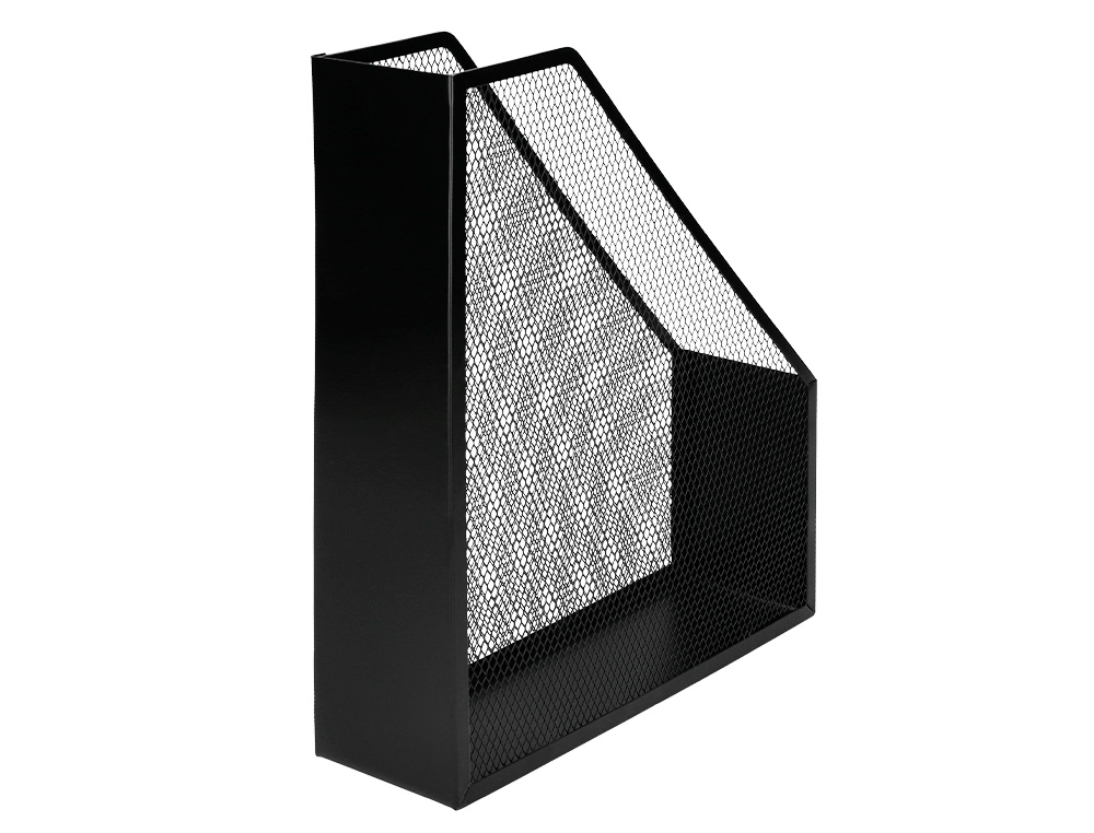 PORTE-REVUES Q-CONNECT MTAL MESH MAILLE MTALLIQUE 250X79X289MM COLORIS NOIR