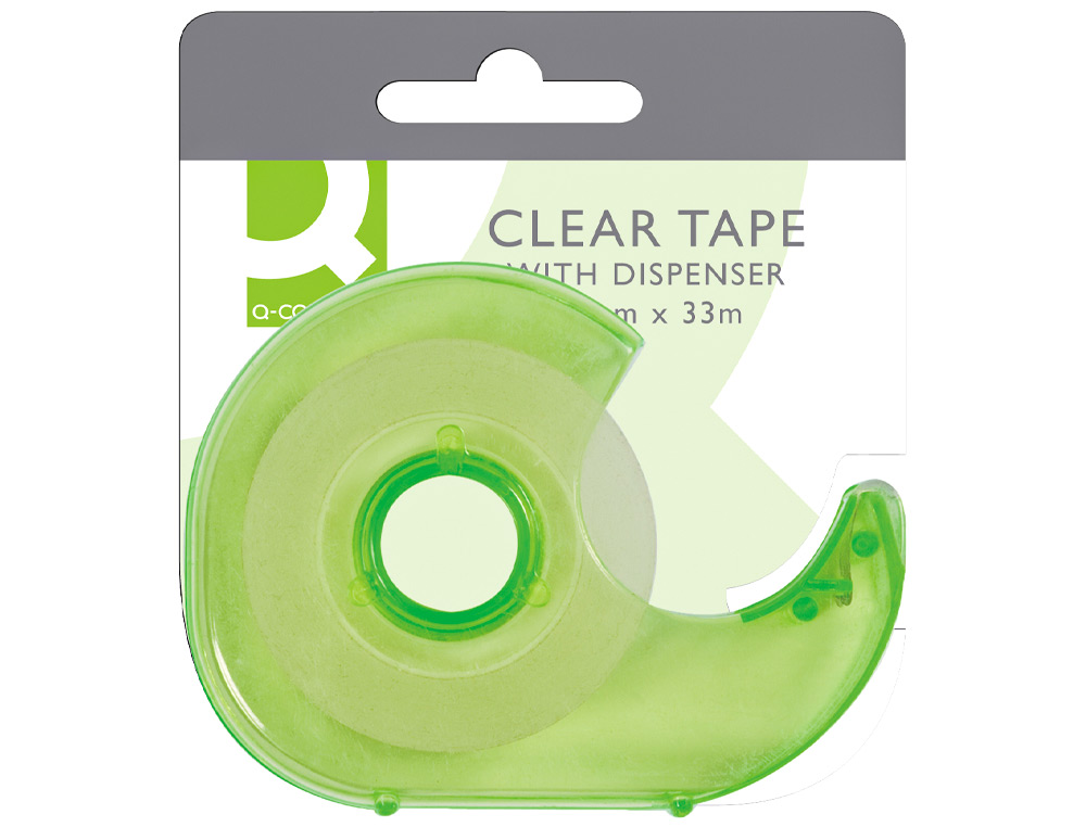 DVIDOIR Q-CONNECT AVEC RUBAN ADHSIF INVISIBLE 33MX19MM