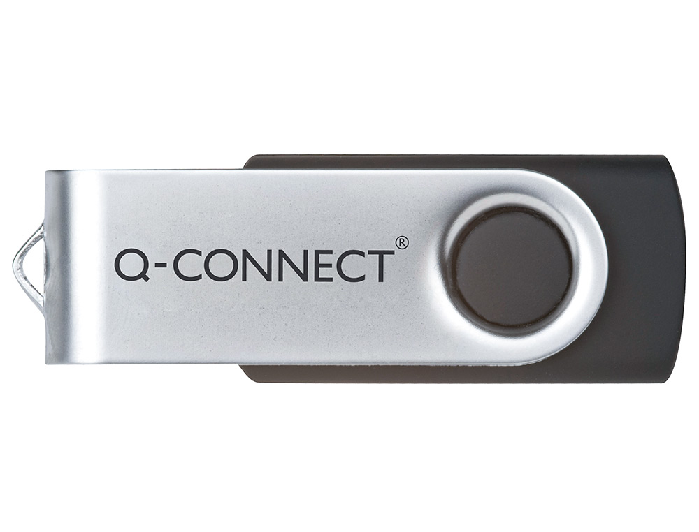 CL USB Q-CONNECT 2.0 4GB VITESSE LECTURE 15MB/S CRITURE 5MB/S CAPUCHON ROTATIF
