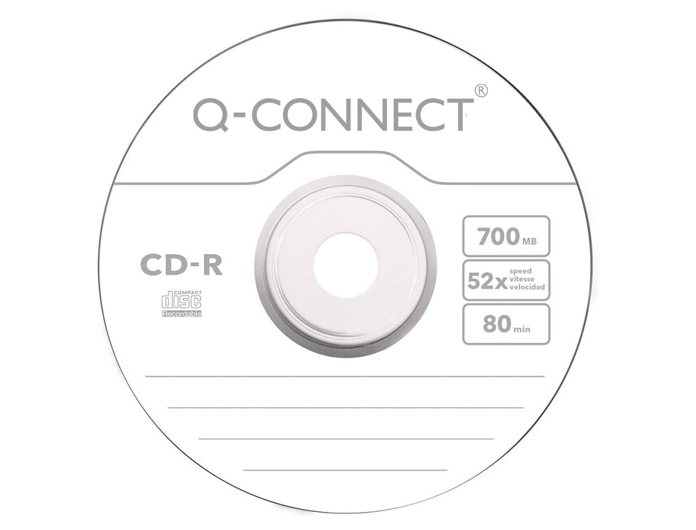 CD-R Q-CONNECT 700MB 80MIN TOUR 50 UNITS