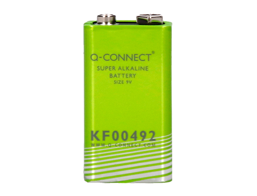 PILE Q-CONNECT CONOMIQUE CAPACIT 9V I.C.E. 6LR61 TAILLE 9 V BLISTER 1 UNIT