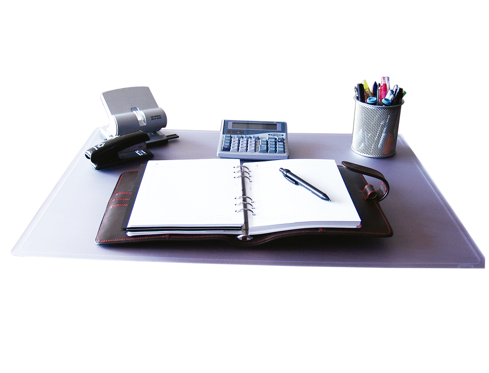 SOUS-MAIN Q-CONNECT POLYPROPYLENE ANIT-EBLOUISSEMENT 40X53  CM COLORIS TRANSPARENT