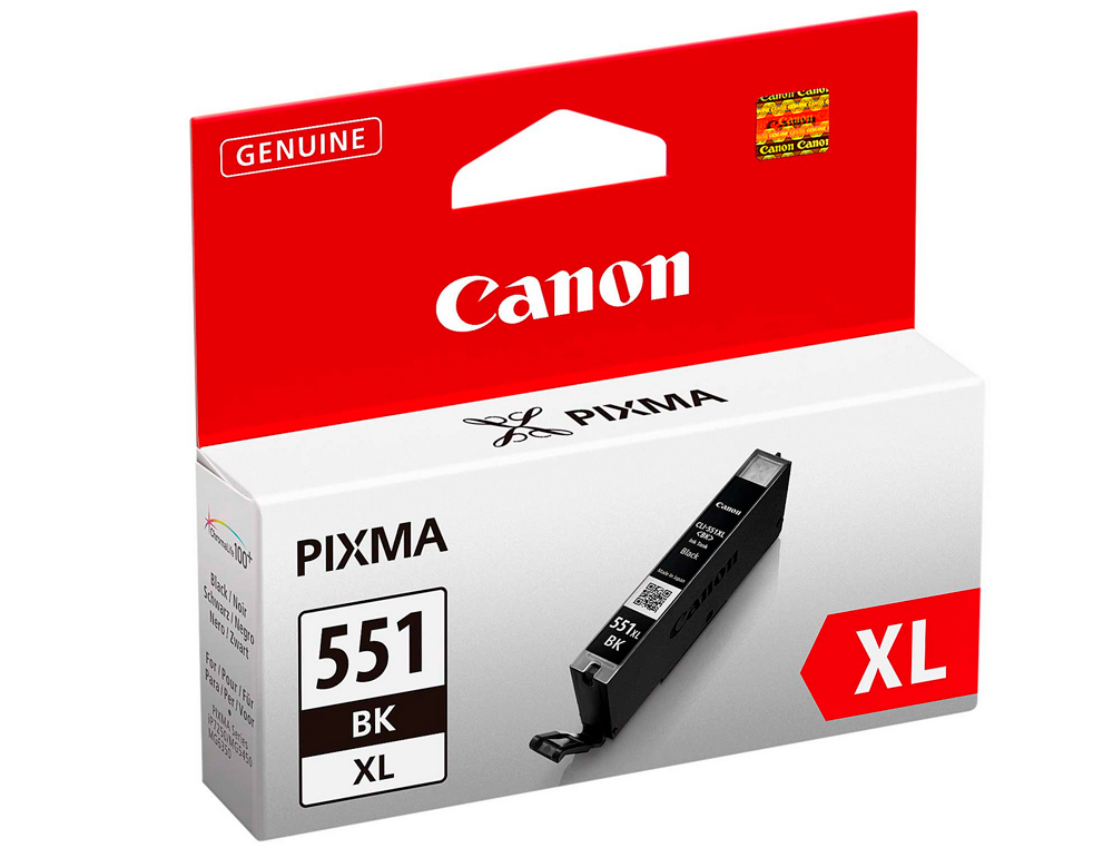 CARTOUCHE CANON JET D'ENCRE 6443 B001-CLI551BKXL COULEUR NOIR HAUTE CAPACIT 5565P