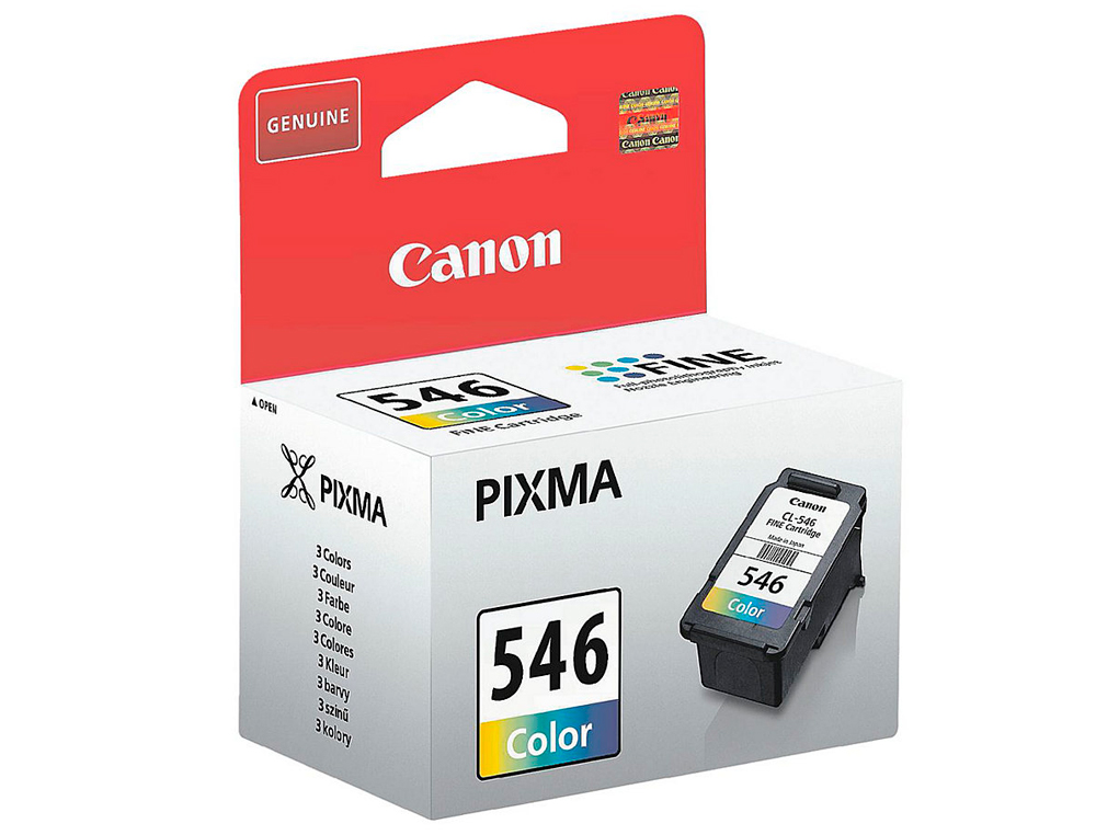 CARTOUCHE CANON JET D'ENCRE 8289 B001-PG546 3 COULEURS CYAN/MAGENTA/JAUNE 180P
