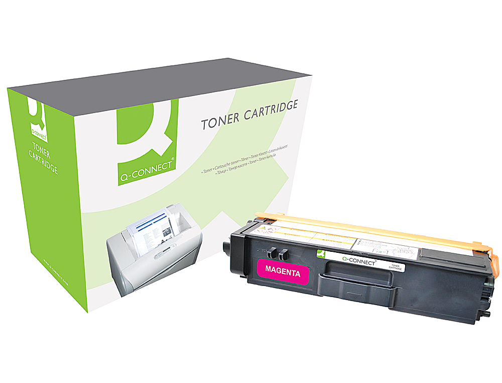 TONER LASER Q-CONNECT COMPATIBLE IMPRIMANTES BROTHER TN325M COULEUR MAGENTA 3500P