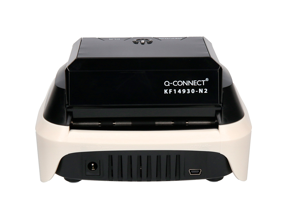 DTECTEUR Q-CONNECT FAUX BILLETS PORT USB ADAPTATEUR COURANT EUROPE UK CERTIFICAT CE 155X137X82MM 700G