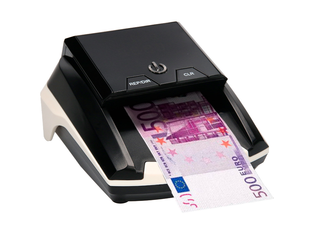 DTECTEUR Q-CONNECT FAUX BILLETS PORT USB ADAPTATEUR COURANT EUROPE UK CERTIFICAT CE 155X137X82MM 700G