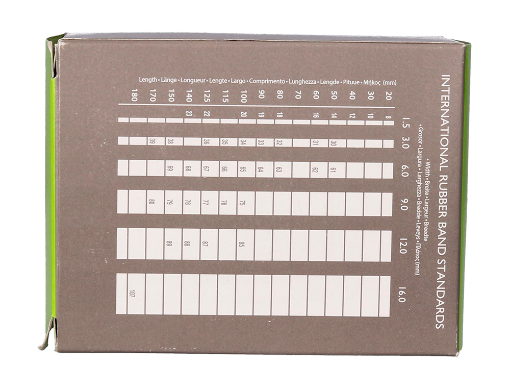 BRACELET CAOUTCHOUC Q-CONNECT N.4 40X2MM BOTE FENTRE 100G