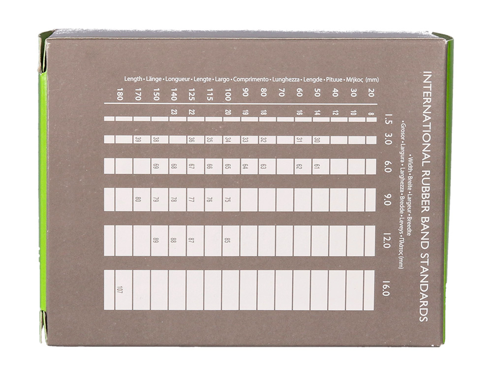 BRACELET CAOUTCHOUC Q-CONNECT N.12 120X2MM BOÎTE FENÊTRE 100G