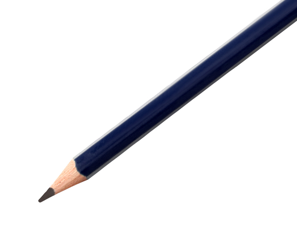 CRAYON GRAPHITE LIDERPAPEL BOIS CORPS TRIANGULAIRE MÉTALLISÉ COLORIS VIFS MINE ULTRA-RÉSISTANTE BOUT GOMME