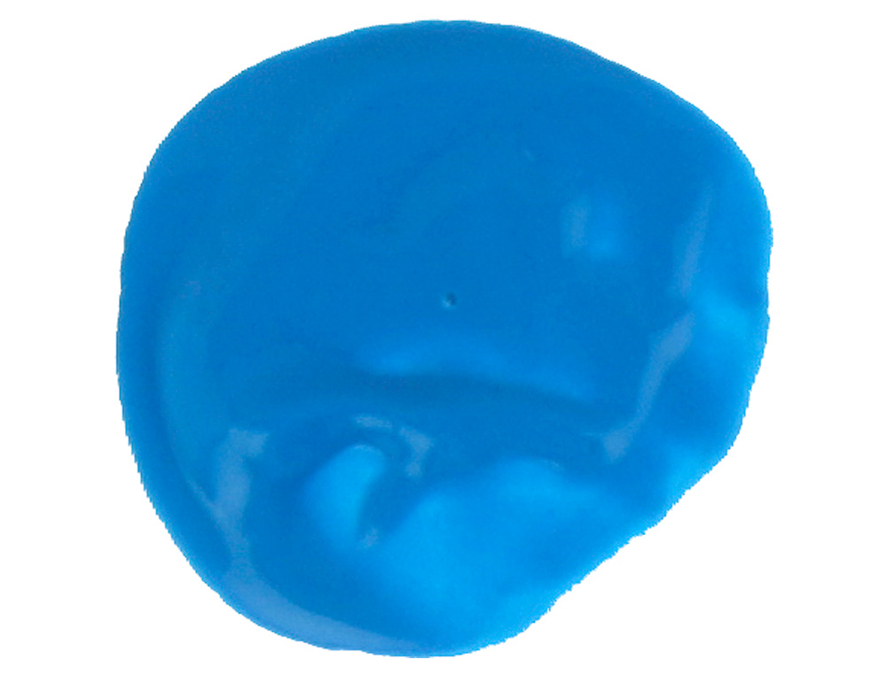 GOUACHE SCOLAIRE LIDERPAPEL LIQUIDE LAVABLE FERMETURE SCURIT BRILLANTE COLORIS BLEU FLACON 500ML