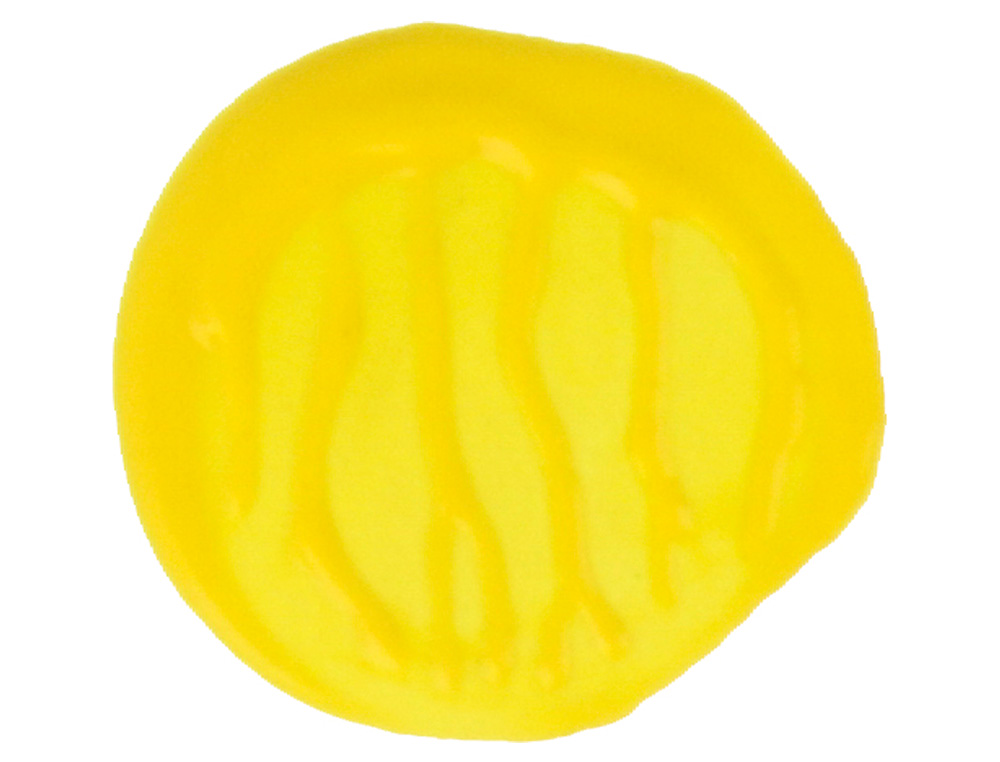 GOUACHE SCOLAIRE LIDERPAPEL LIQUIDE LAVABLE FERMETURE SCURIT BRILLANTE COLORIS JAUNE FLACON 1000ML