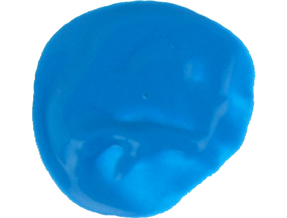 GOUACHE SCOLAIRE LIDERPAPEL LIQUIDE LAVABLE FERMETURE SCURIT BRILLANTE COLORIS BLEU FLACON 1000ML