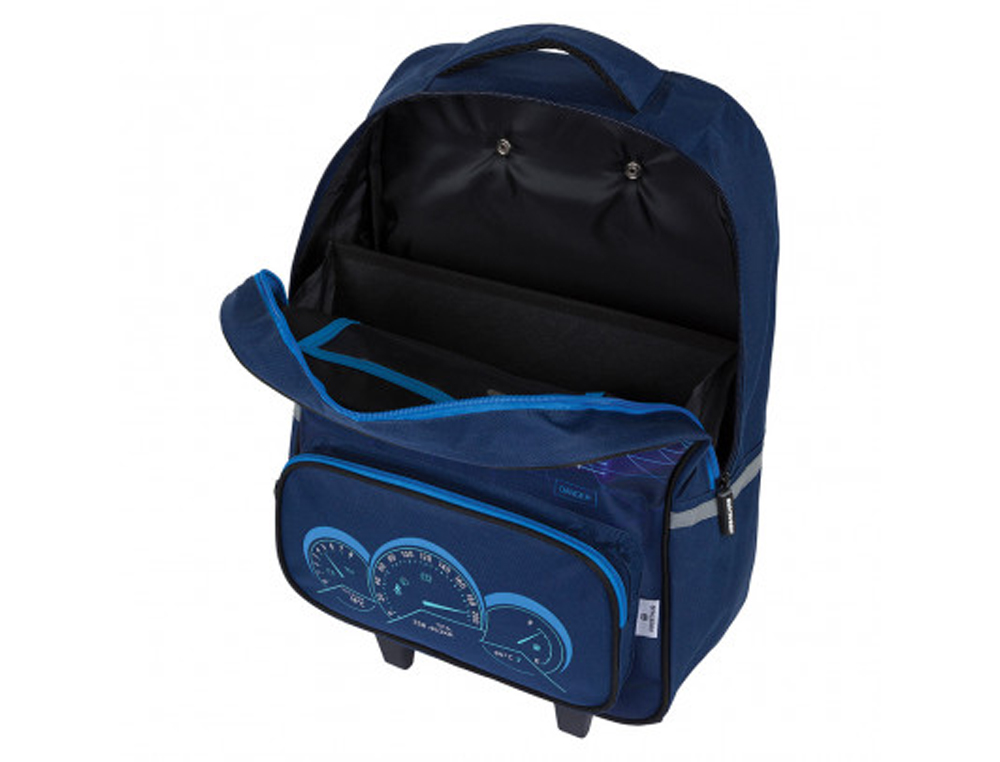 SAC TROLLEY OBERTHUR 32X18X48 CM MEGACARS MODELES ASSORTIS