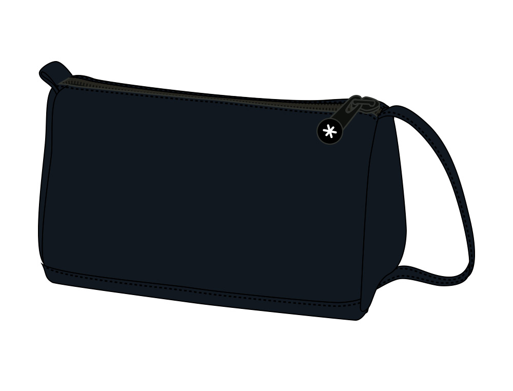 TROUSSE LARGE ANTARTIK AVEC POCHE FRONTALE GRANDE         OUVERTURE 110X85X200 MM NOIR