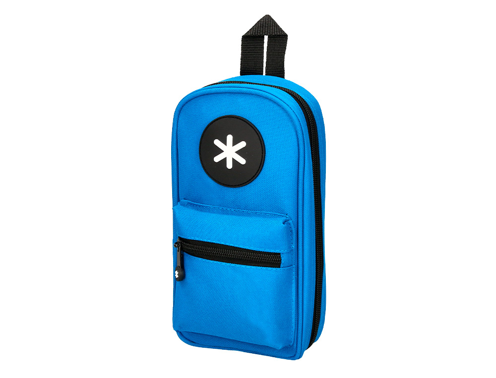 TROUSSE OVALE ANTARTIK AVEC 4 COMPARTIMENTS 230 X 50 X 120  MM BLEU