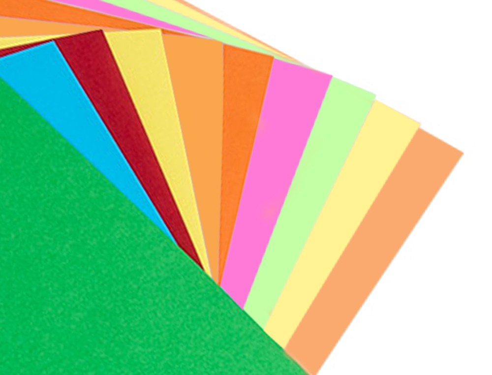 BLOC PAPIER DESSIN LIDERPAPEL 240X315MM 180G/M2 10F 5       COLORIS NEON + 5 COLORIS      INTENSES ASSORTIS