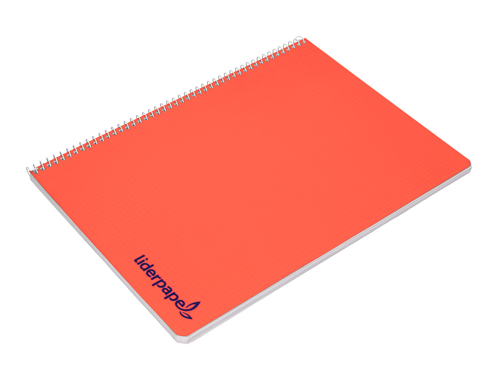 CAHIER SPIRALE LIDERPAPEL A4 MICRO WONDER 240 PAGES 90G    5X5MM 4 TROUS 5 BANDES        COLORIS ASSORTIS