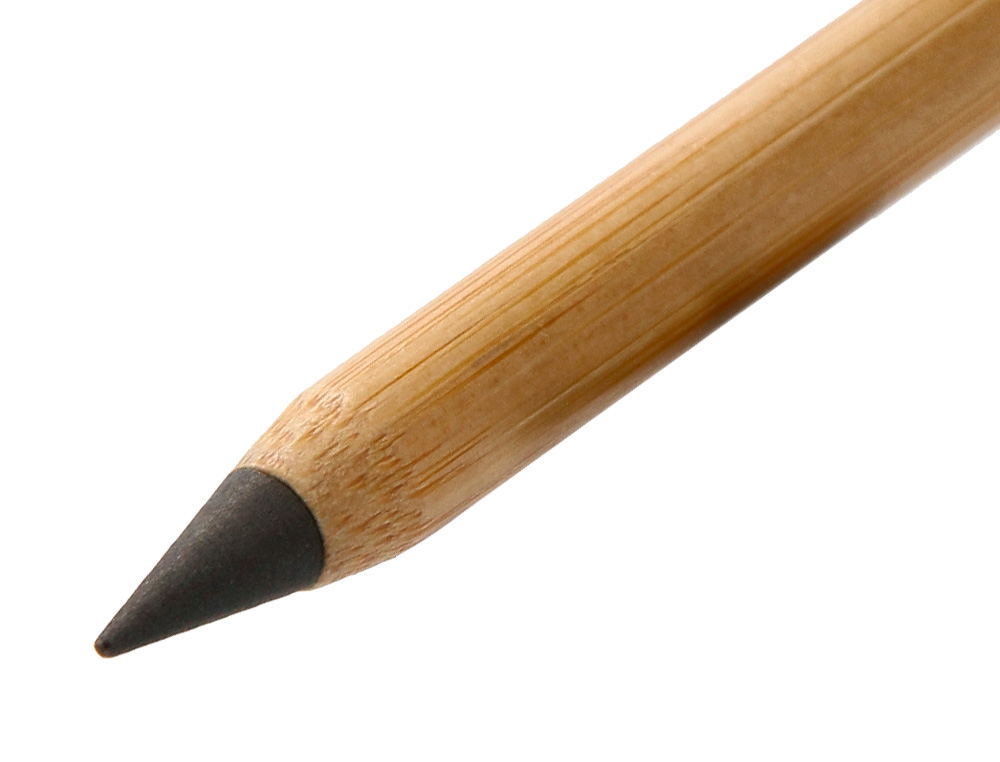 CRAYON A PAPIER LIDERPAPEL CORPS EN BAMBOU POINTE        GRAPHITE HB AVEC GOMME