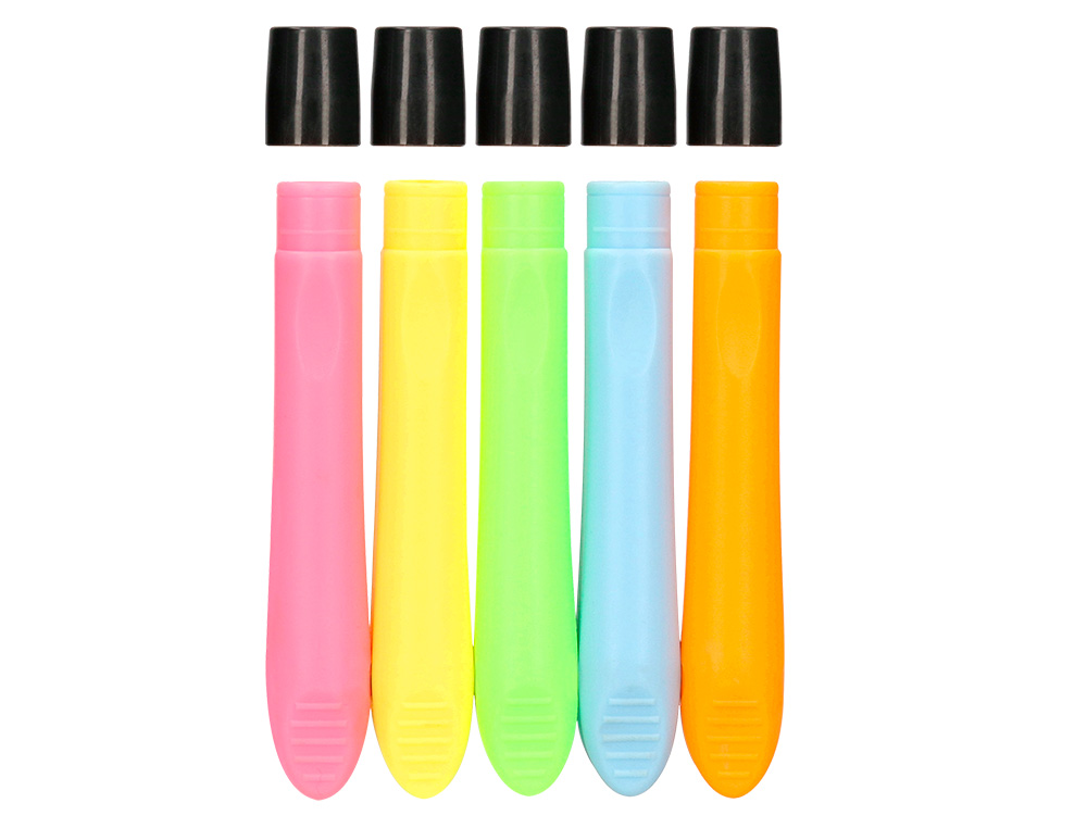 PORTE-CRAIE LIDERPAPEL EN PLASTIQUE MAGNETIQUE PACK DE  5 COLORIS ASSORTIS