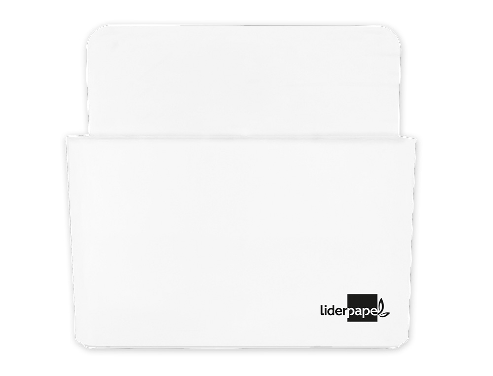 POT A CRAYONS LIDERPAPEL PLASTIQUE MAGNETIQUE          125X75X40 MM BLANC
