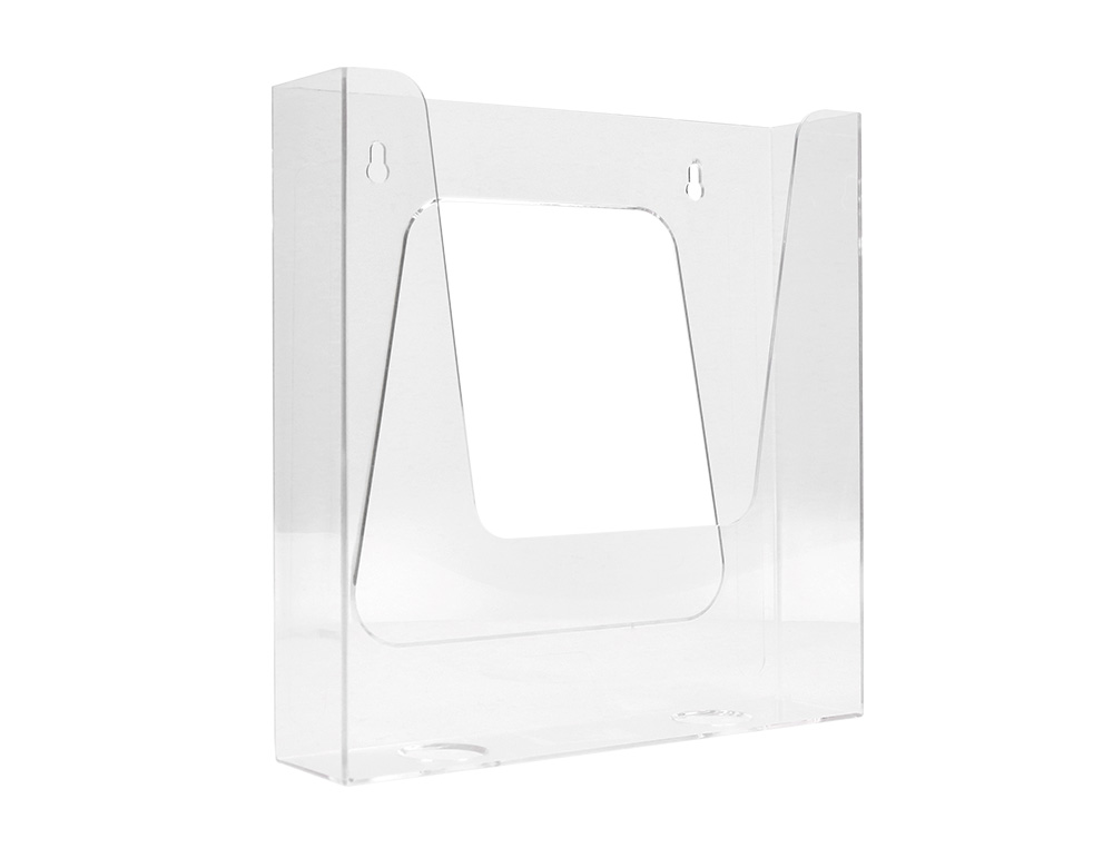 PORTE-VISUELS Q-CONNECT MURAL PLEXIGLAS TRANSPARENT FORMAT  A5 170X41X177 MM