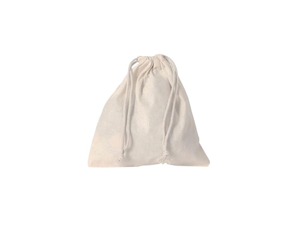 POCHON SODERTEX COTON PERSONNALISABLE 150G 35X40CM  DOUBLE SERRAGE COLORIS ECRU